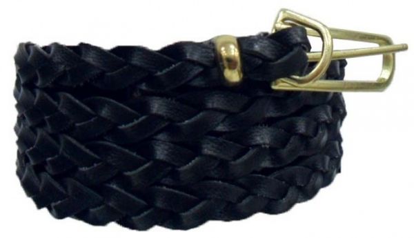 Cinto Fino Trançado - Black (Preto)